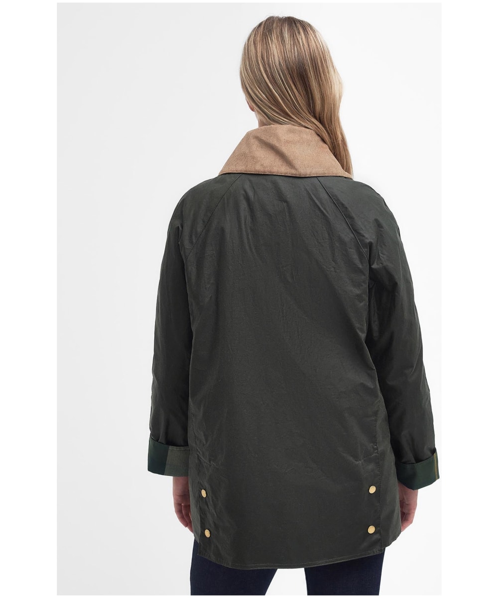 Barbour lightweight hooded bedale online waxed cotton jacket