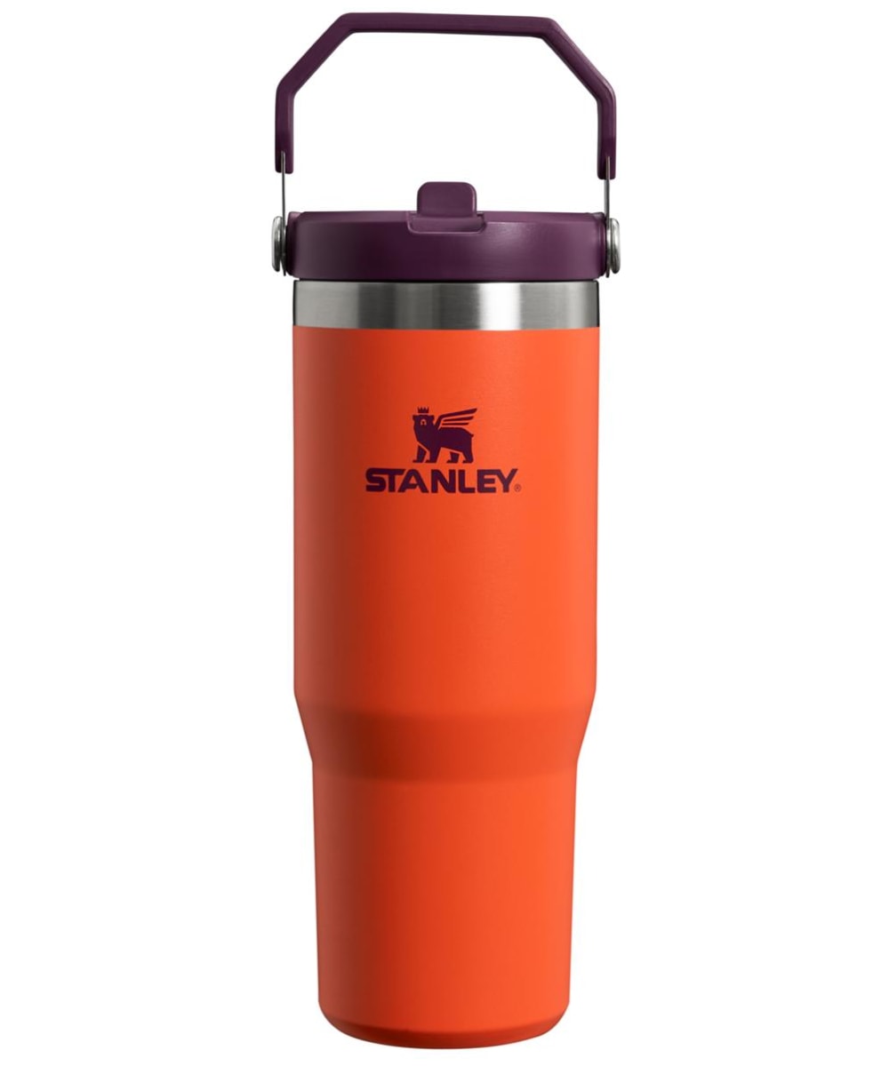 View Stanley Iceflow Flip Straw Stainless Steel Insulated Drinks Tumbler Bottle 089L Tigerlily 890ml information