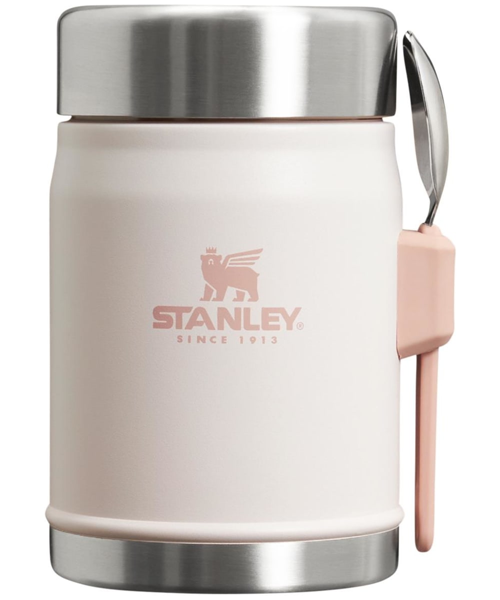 View Stanley Legendary Stainless Steel Insulated Food Jar and Spork 04L Rose Quartz 400ml information