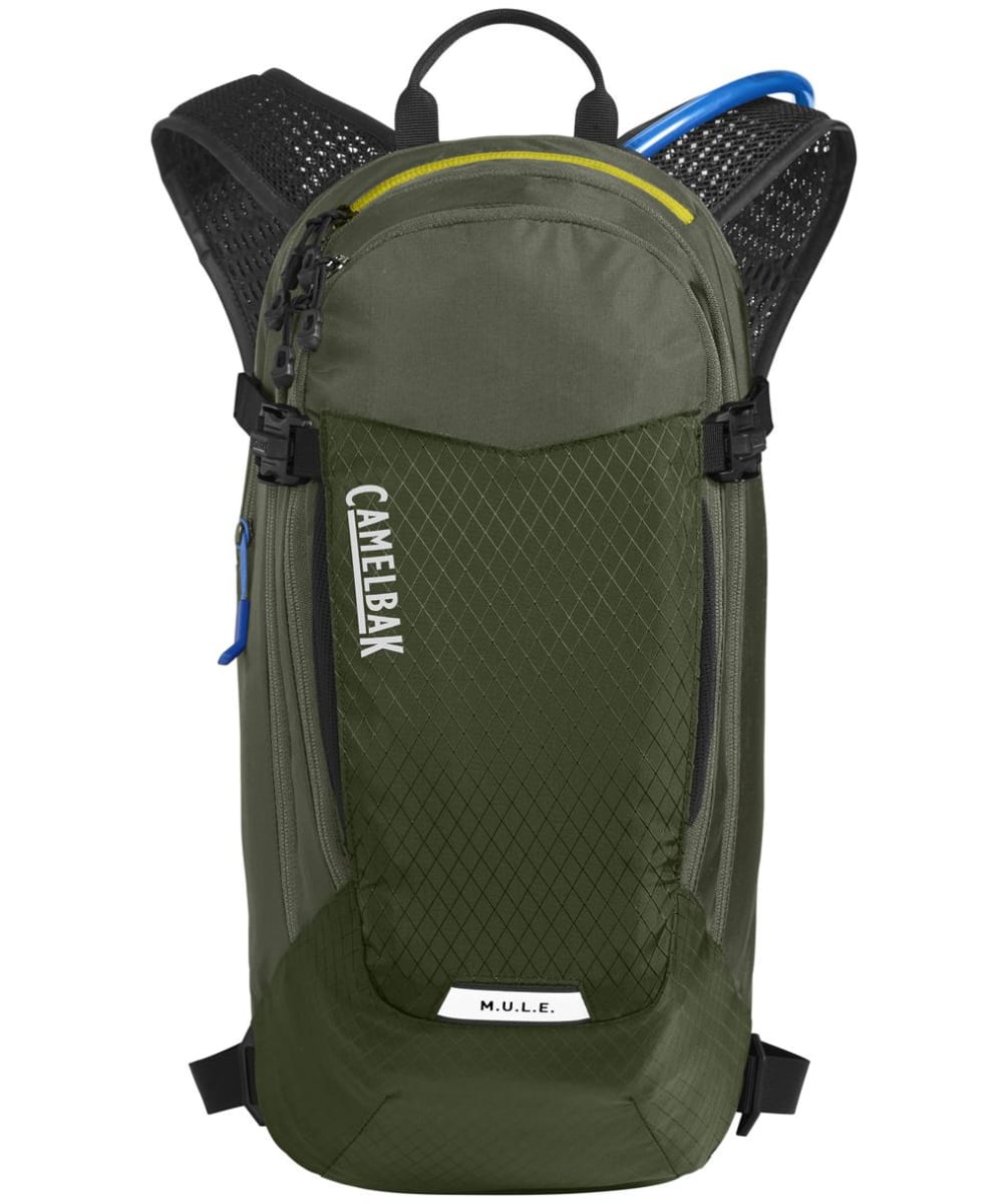 View Camelbak MULE Hydration Pack 12L and 3L Reservoir Dusty Olive 12L information