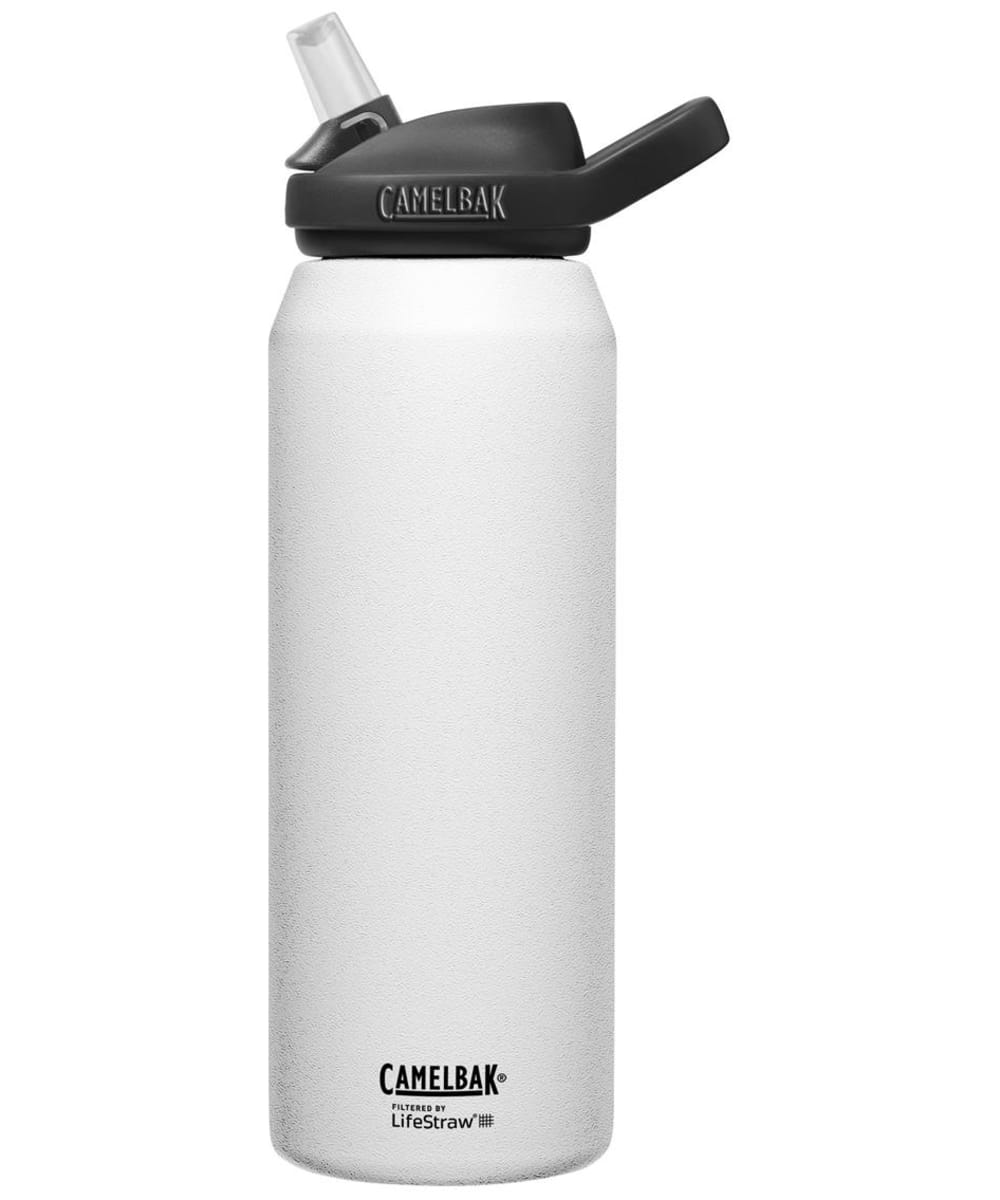 View Camelbak Eddy Vacuum Insulated Stainless Steel Bottle Filtered By LifeStraw 32oz White 32 OZ information