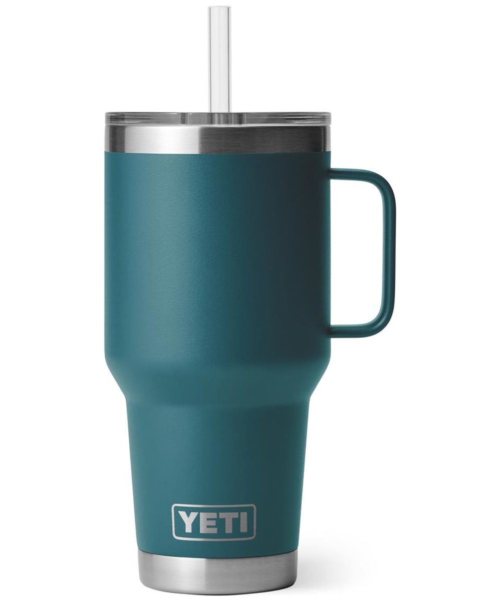 View YETI Rambler 35oz Stainless Steel Vacuum Insulated Straw Mug Agave Teal UK 994ml information