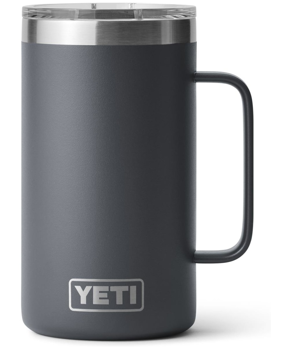 View YETI Rambler 24oz Stainless Steel Vacuum Insulated Mug Charcoal One size information