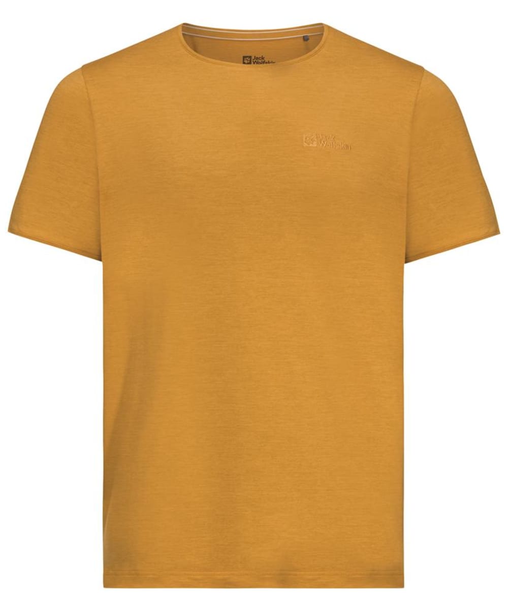 View Mens Jack Wolfskin Travel TShirt Curry S information