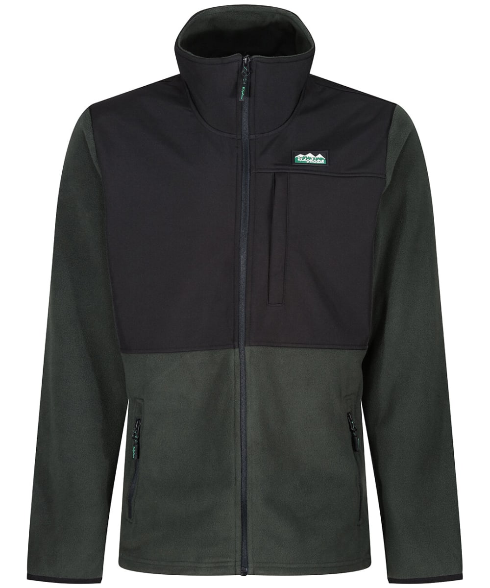 View Mens Ridgeline Hybrid Fleece Jacket Olive Black UK XL information
