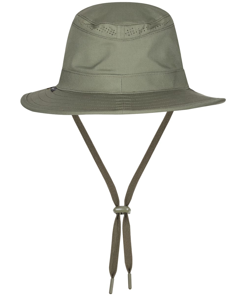 BUCKET HAT ARMY 2 COLOR OLIVE GREEN AND CREME FISHING HIKING