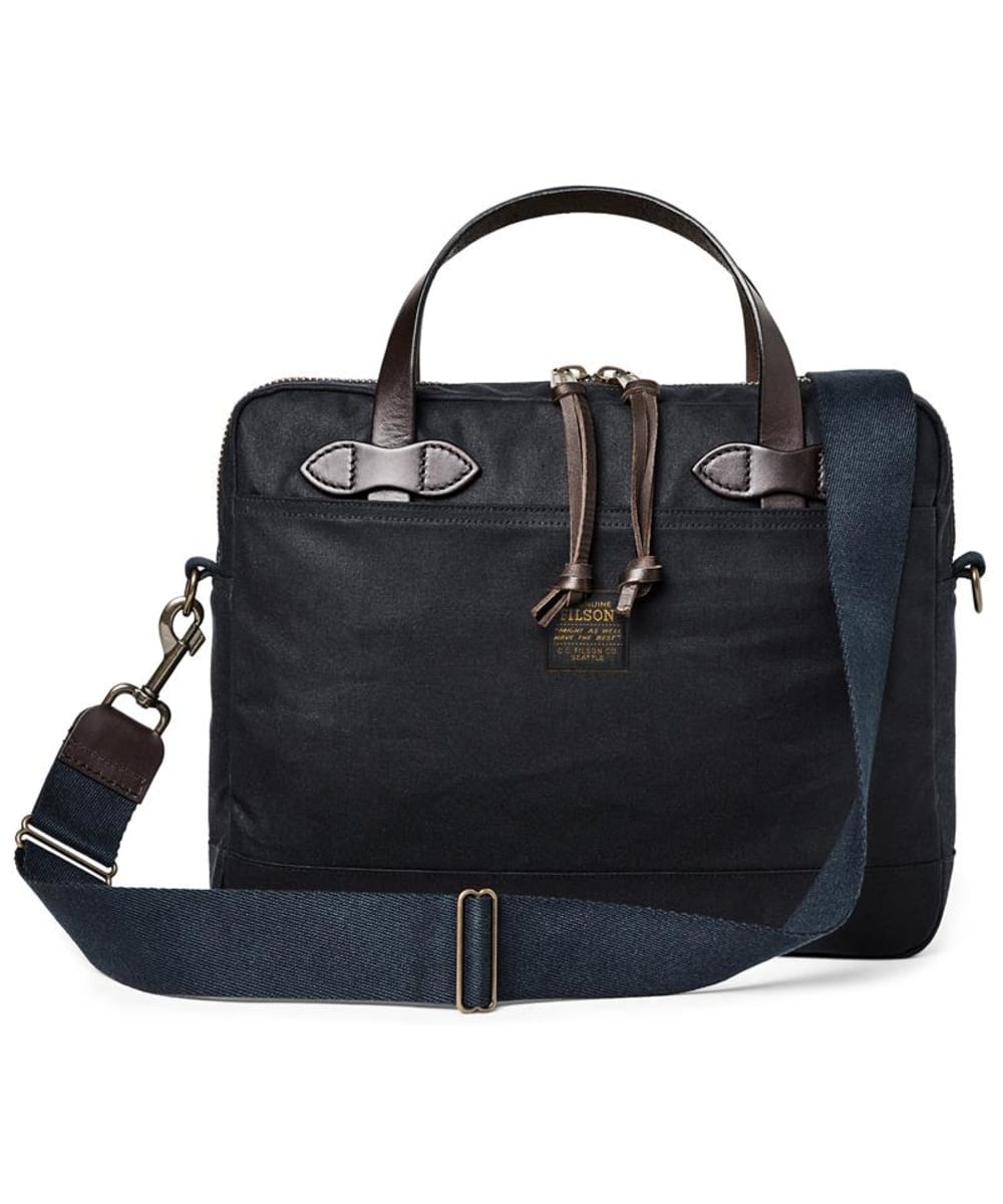 View Filson Tin Cloth Compact Briefcase Navy 9L information