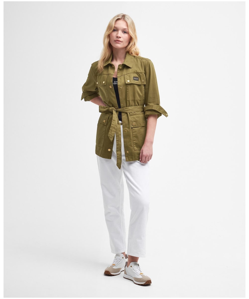 Barbour casual jacket womens gold on sale