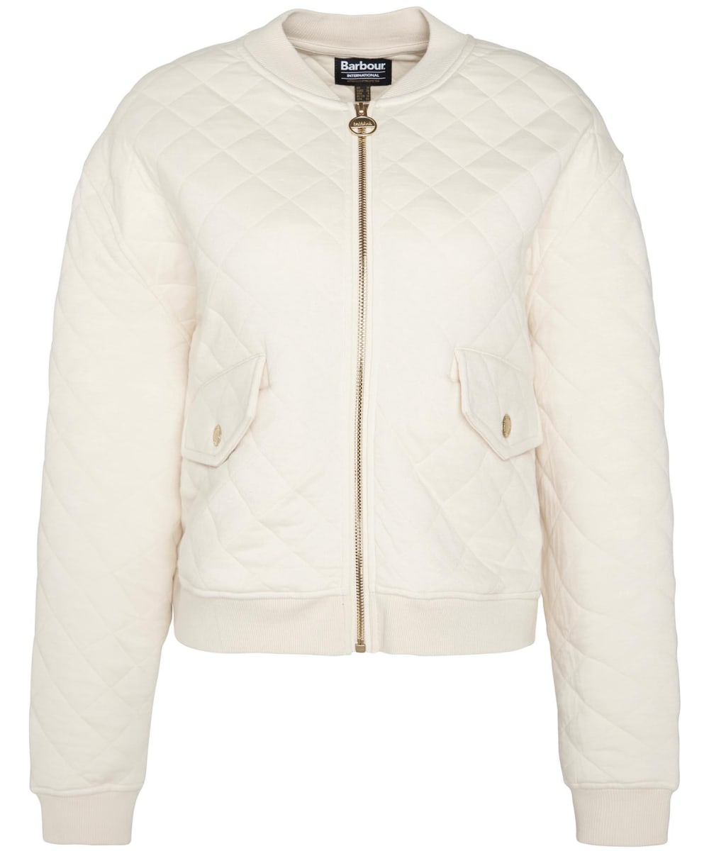 Ladies barbour bomber jacket online