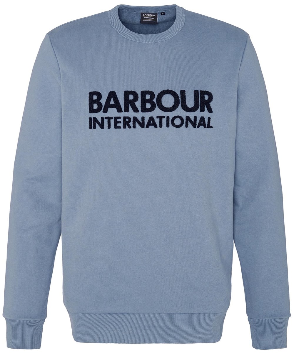 Barbour logo sweatshirt shop