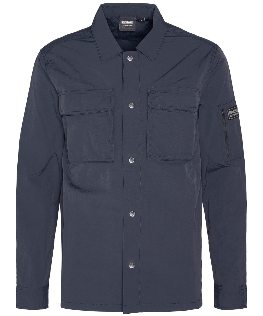 Men s Barbour International Shutter Nylon Overshirt