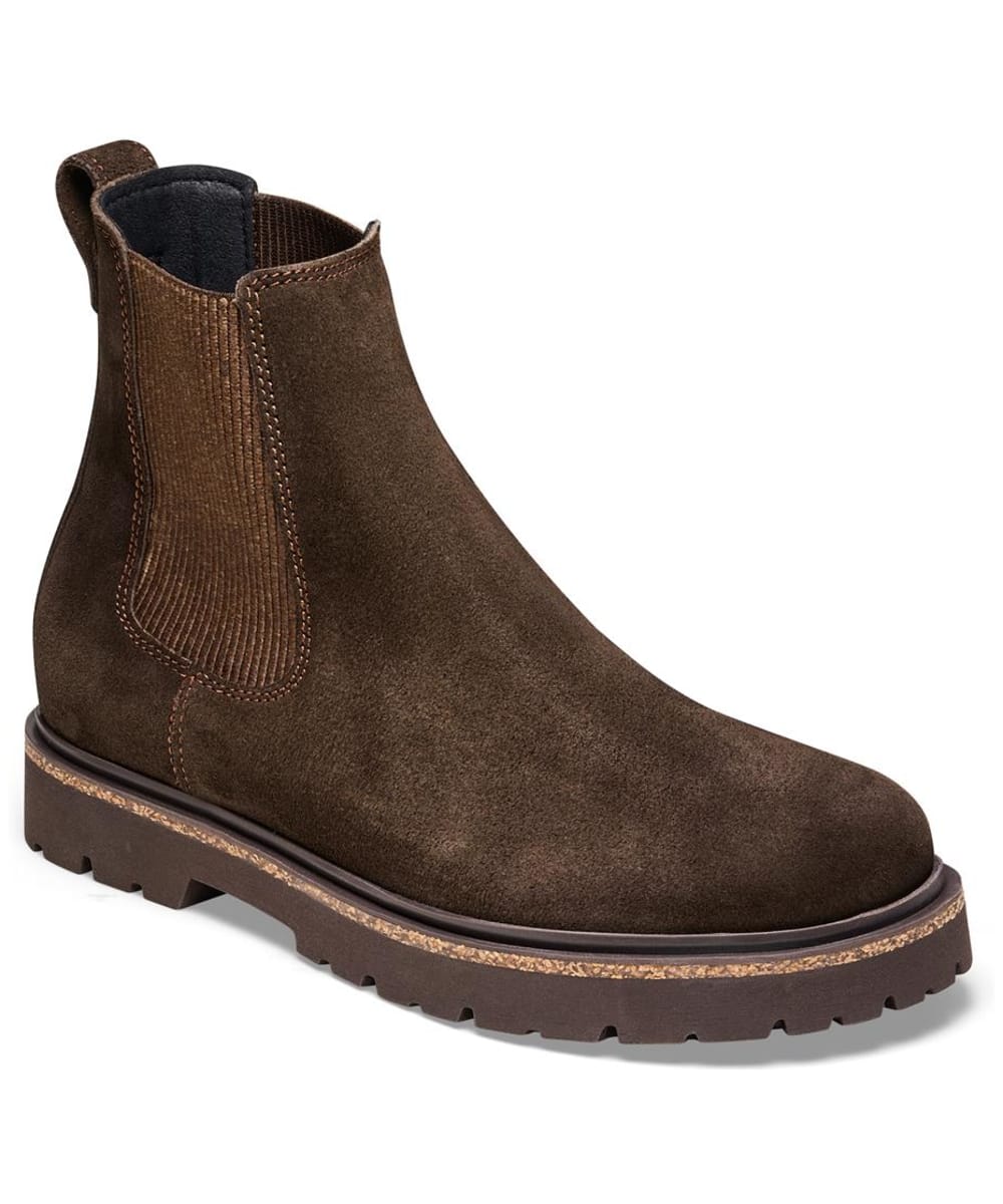 Women s Birkenstock Highwood Suede Chelsea Boots Regular Footbed