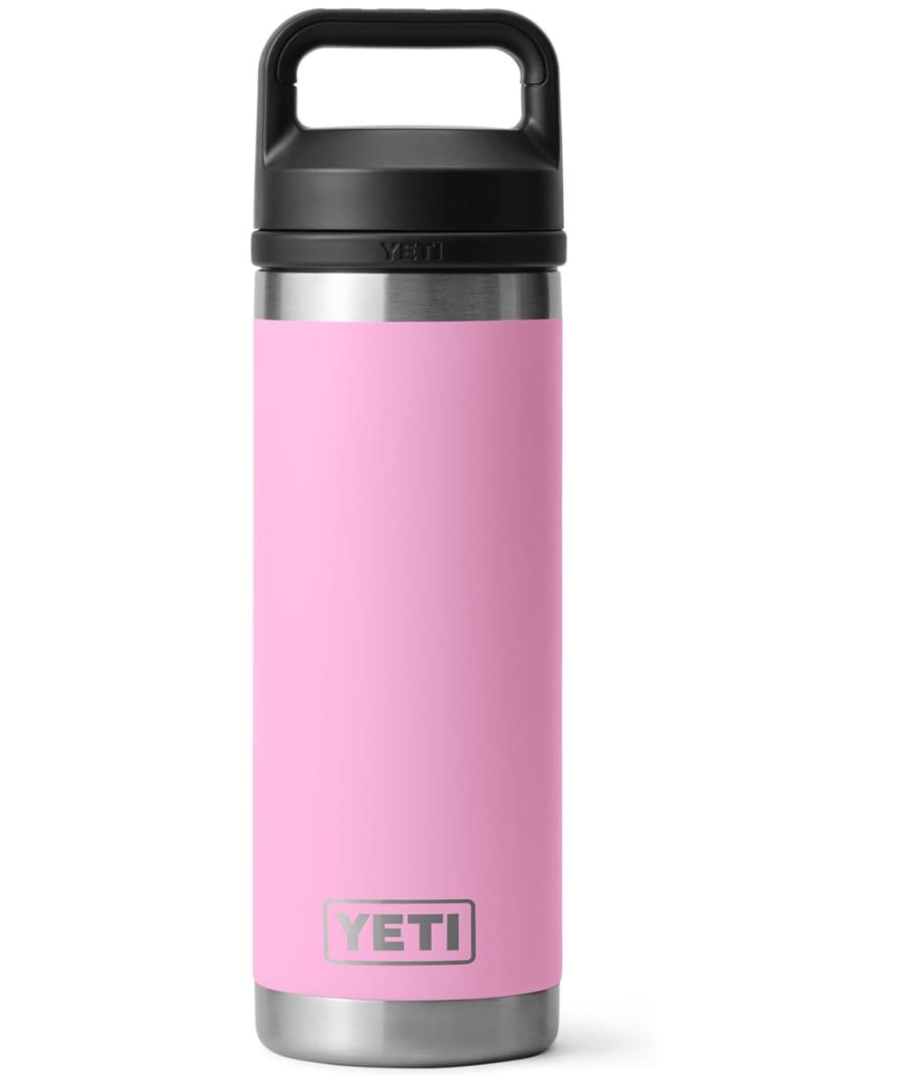 View YETI Rambler 18oz Stainless Steel Vacuum Insulated Leakproof Chug Cap Bottle Power Pink UK 532ml information