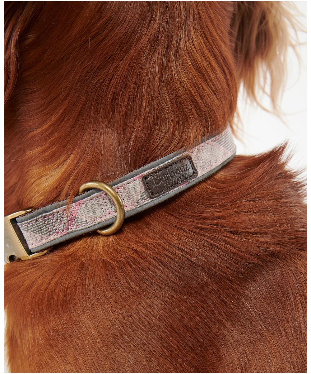 Barbour Reflective Tartan Dog Collar
