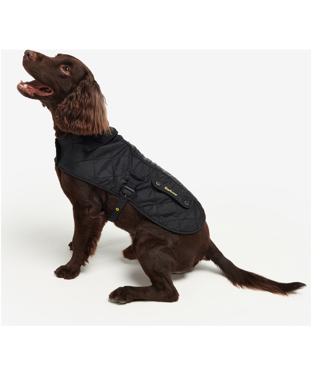 Black barbour dog coat cheap