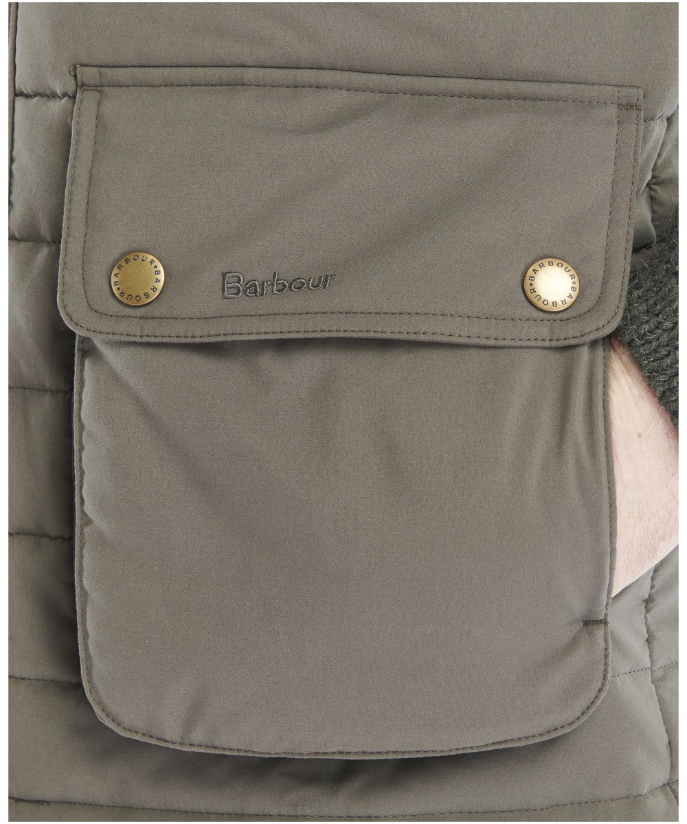 Barbour bradford baffle quilted gilet on sale