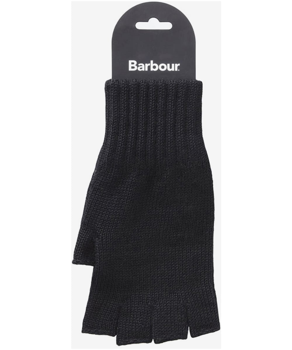 Men's Barbour Fingerless Lambswool Gloves