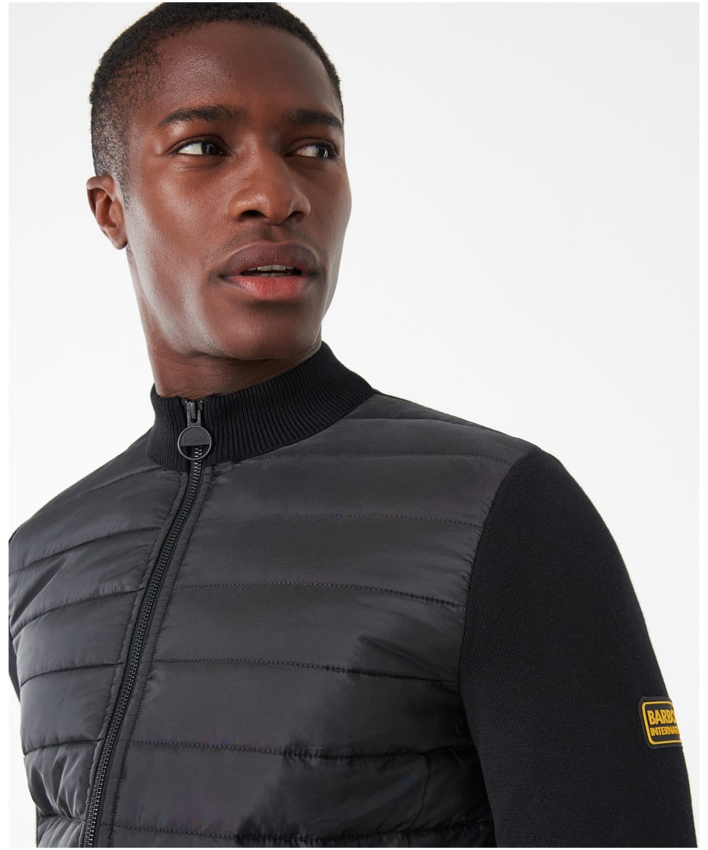 Barbour international men's baffle zip through jacket outlet