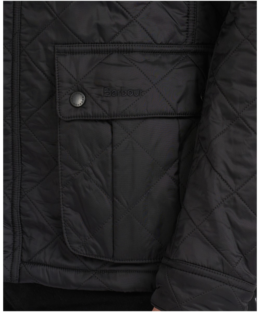 Barbour international mens ariel polarquilt jacket black mqu0365bk91 clearance