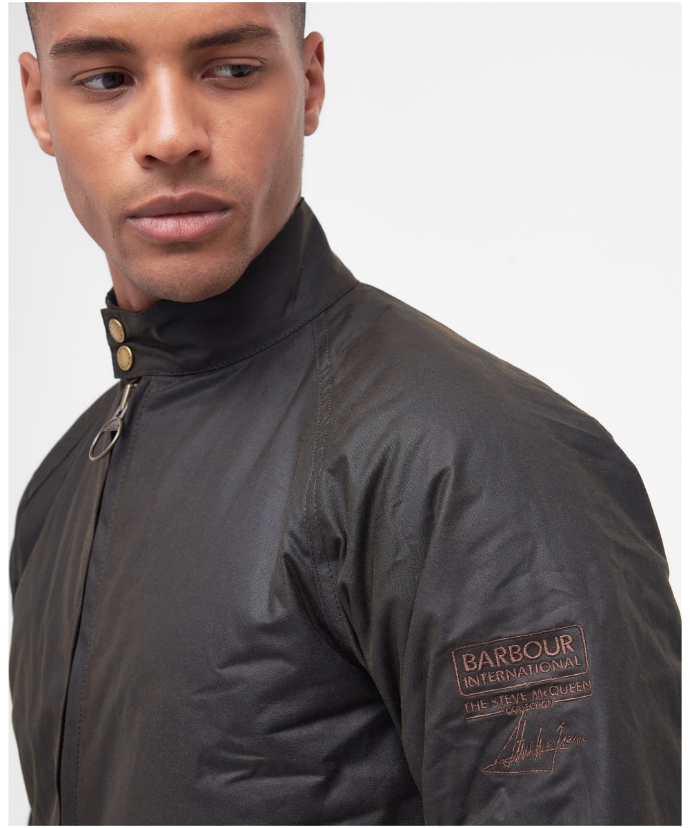 Men s Barbour International Steve McQueen Merchant Waxed Jacket