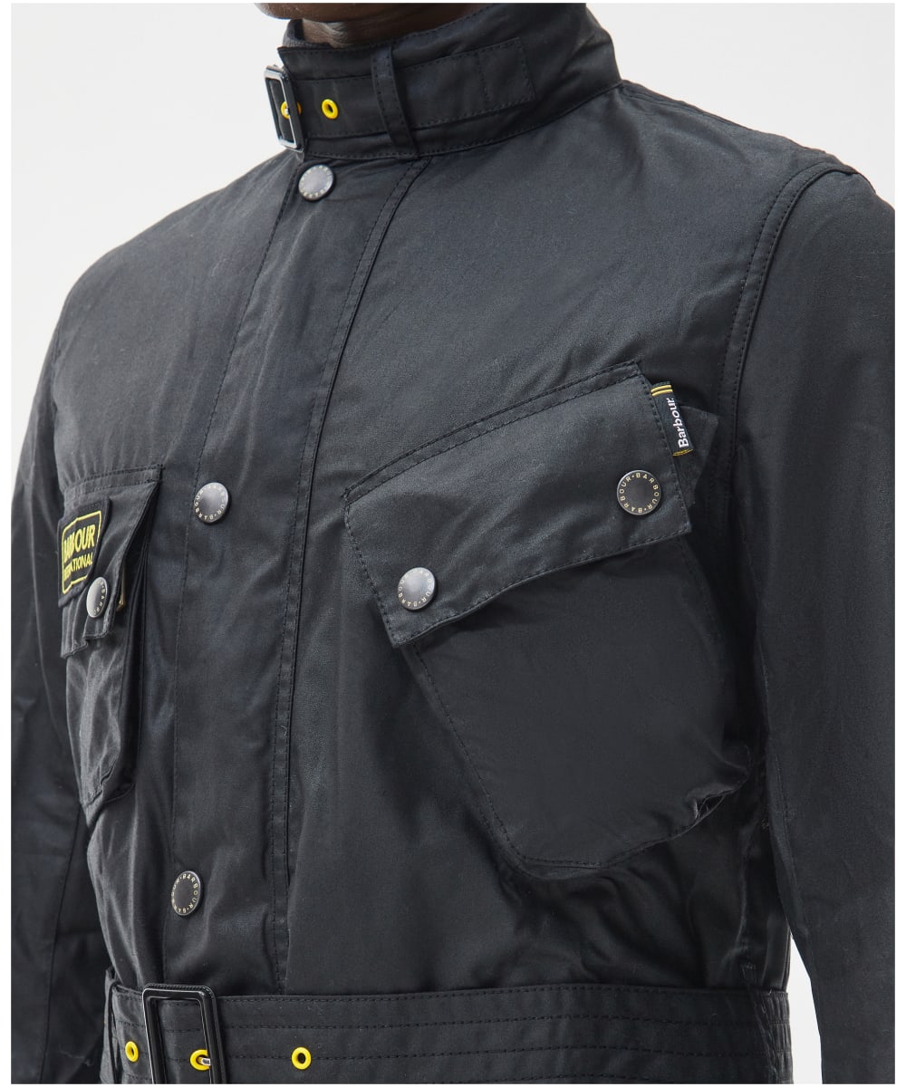 Men s Barbour International Slim International Waxed Jacket