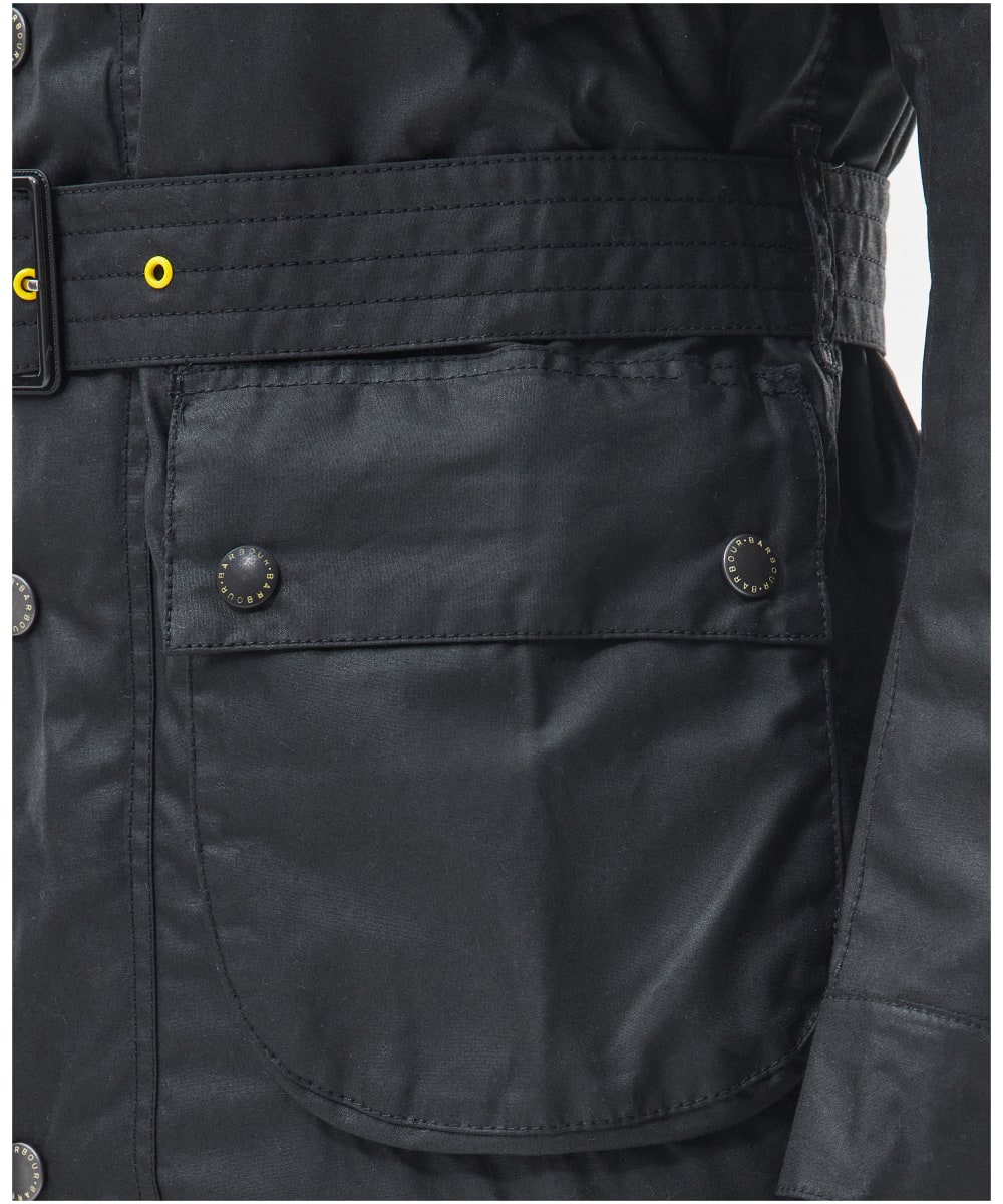 Men s Barbour International Slim International Waxed Jacket