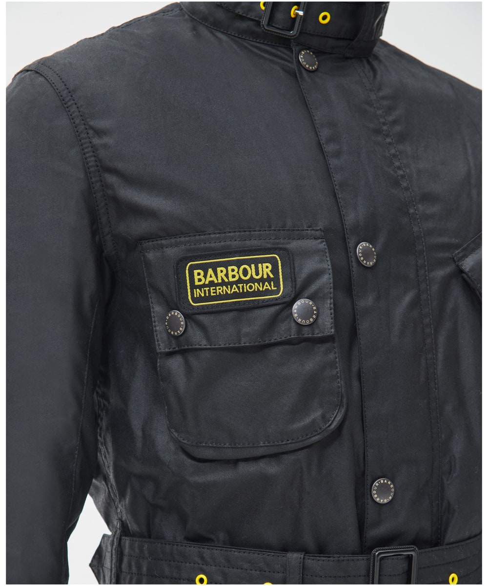 Mens slim fit barbour wax jacket store