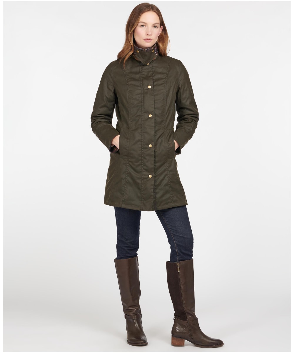 Women s Barbour Belsay Waxed Jacket