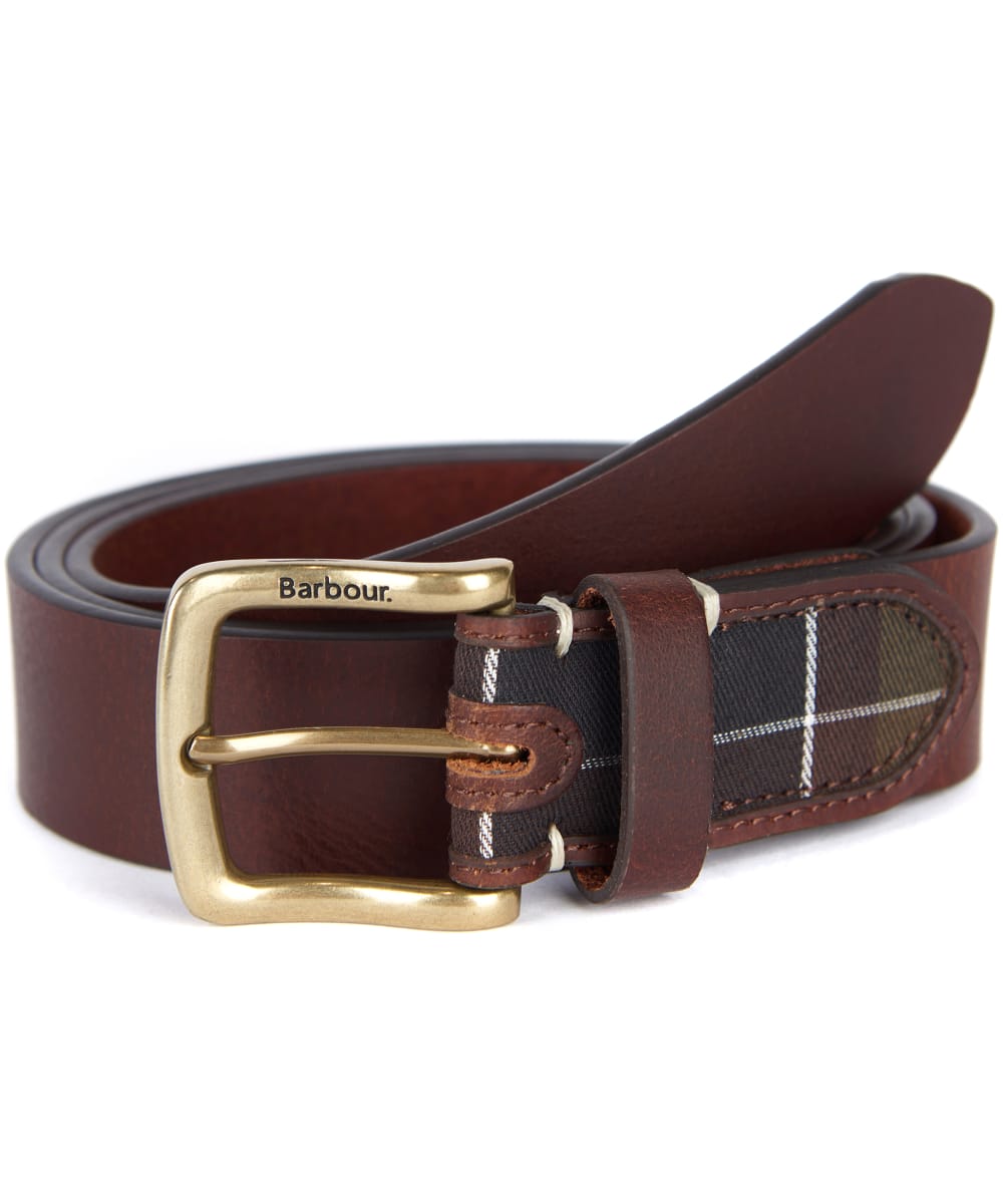 Barbour tartan belt clearance
