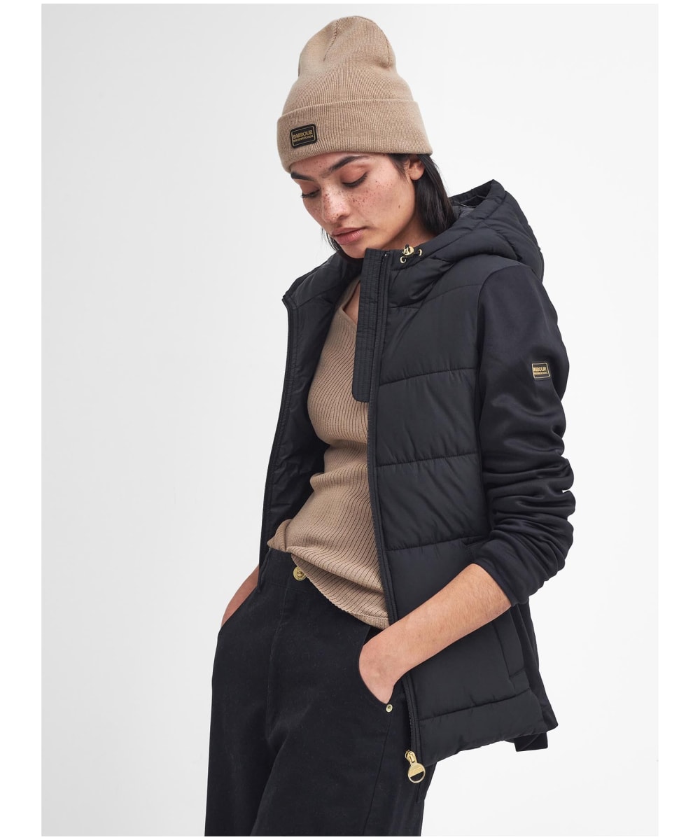 Women s Barbour International Bondar Quilted Sweater Jacket