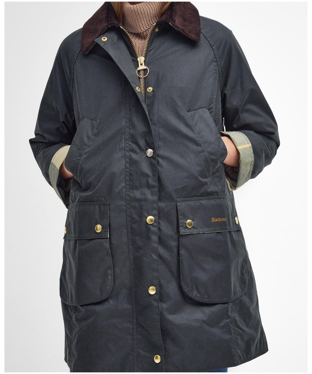 Women s Barbour Long Beadnell Waxed Jacket