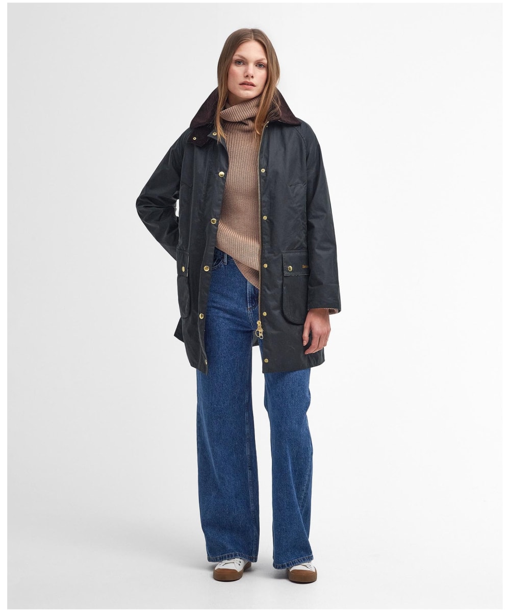 Women s Barbour Long Beadnell Waxed Jacket