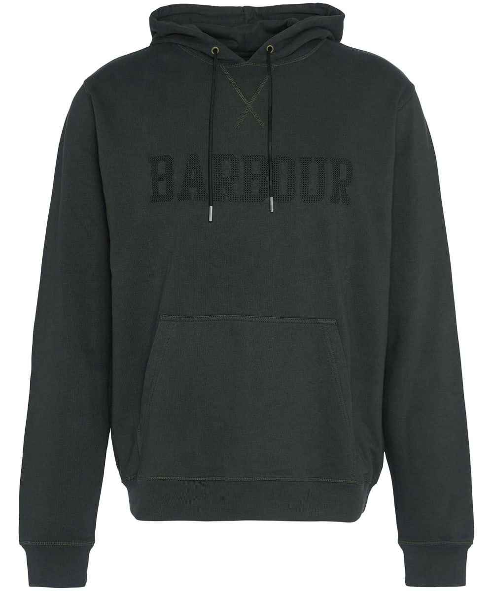 Mens barbour hoodie sale clearance