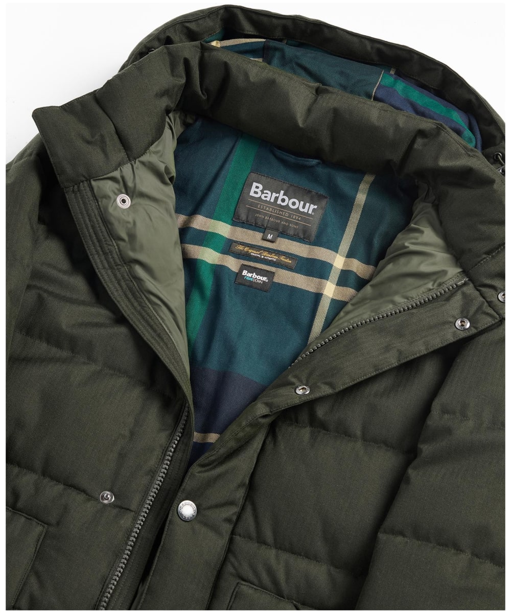 Barbour fibre down jacket mens new arrivals