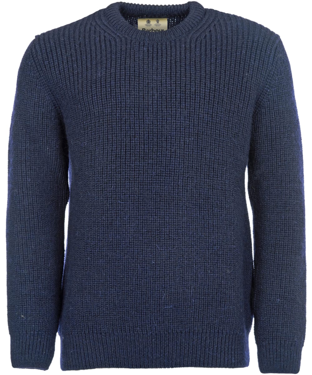 Barbour cable knit jumper mens sale