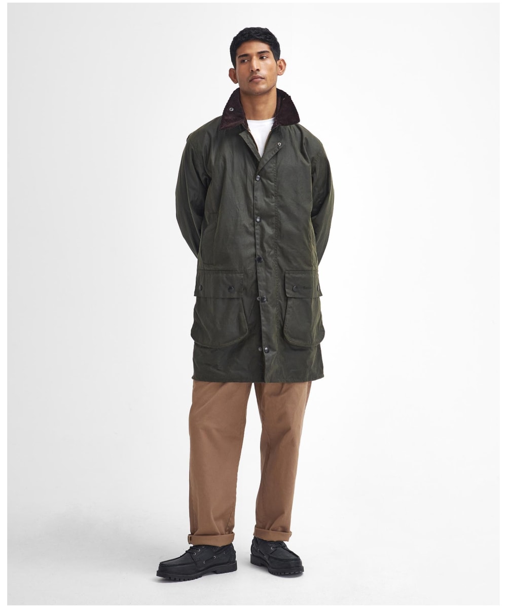 Men s Barbour Border Waxed Jacket