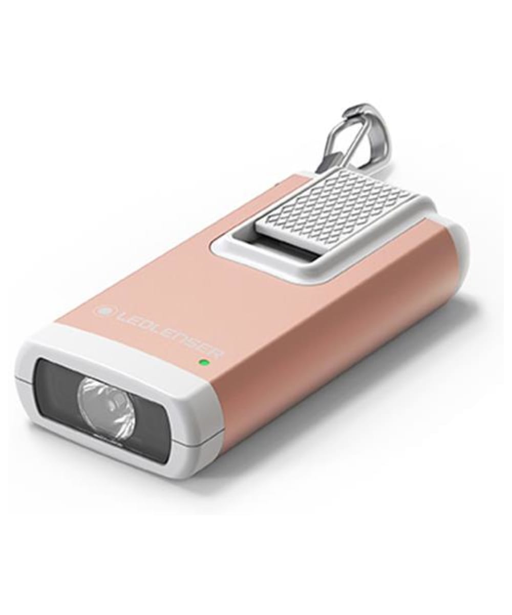 View Ledlenser K6R Safety Rechargeable KeyRing Torch with Alarm White Rose Gold One size information