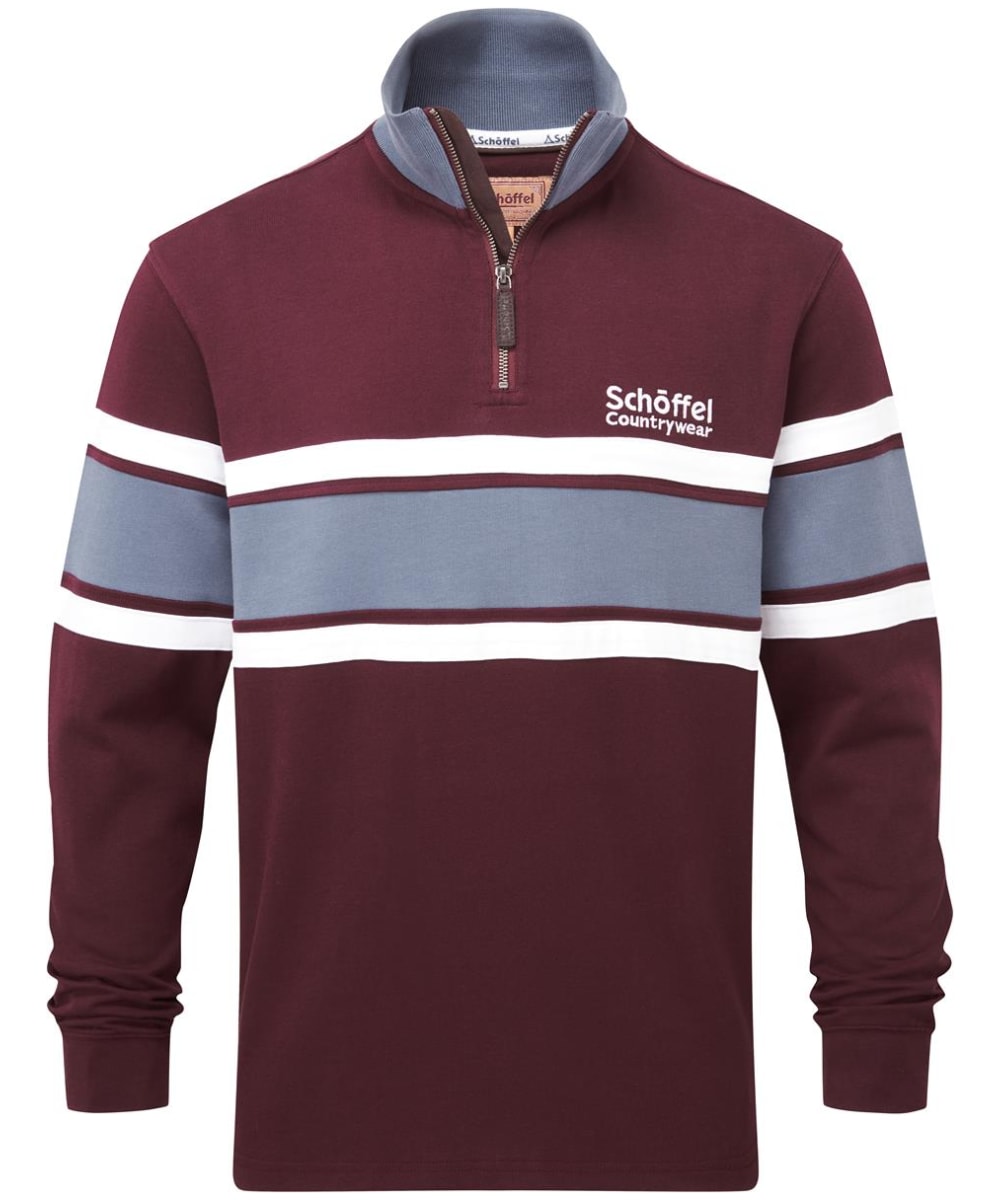 Schoffel Exmouth Heritage 1 4 Zip Rugby Shirt