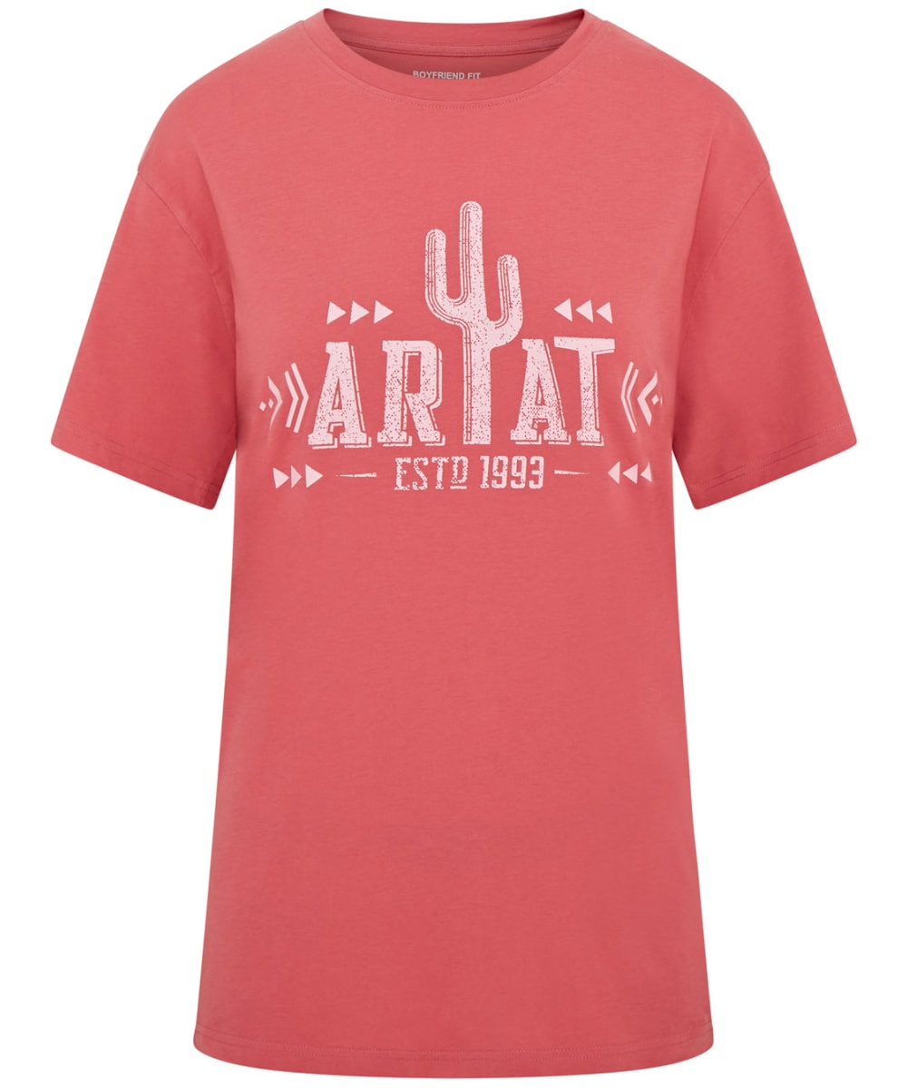 Women s Ariat Cactus Logo Short Sleeve T Shirt
