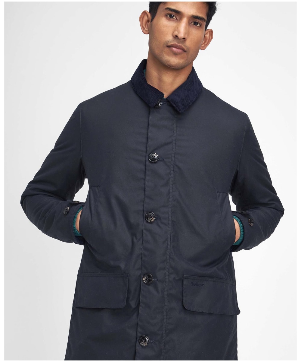 Mens barbour mac shop
