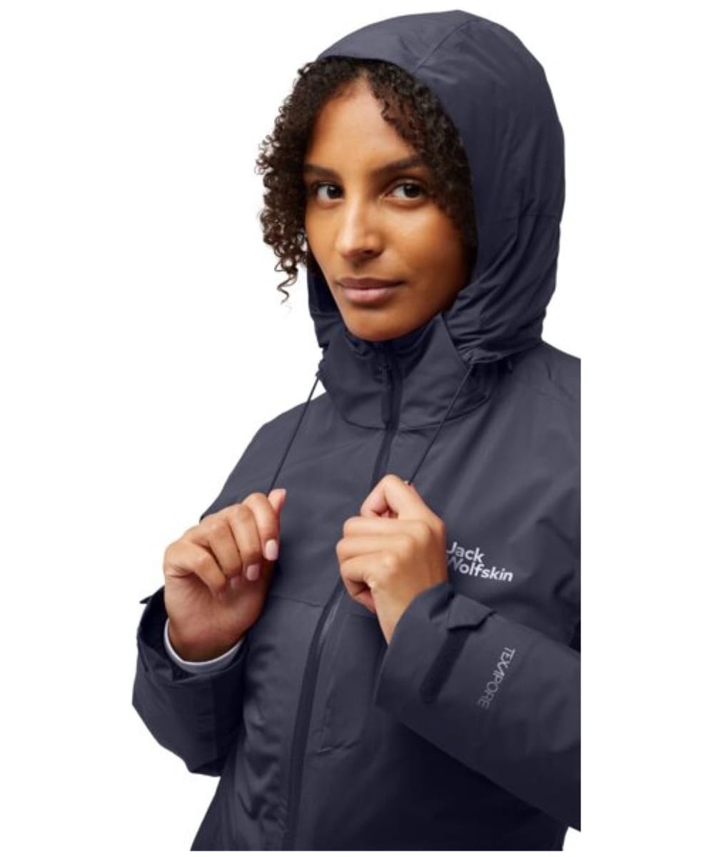 Women s Jack Wolfskin Hunberg 3in1 Waterproof Jacket