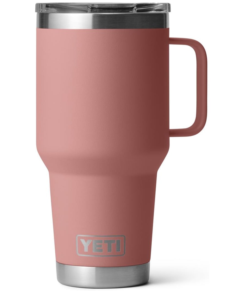 View YETI Rambler 30oz Stainless Steel Vacuum Insulated Leak Resistant Travel Mug 20 Sandstone Pink UK 887ml information