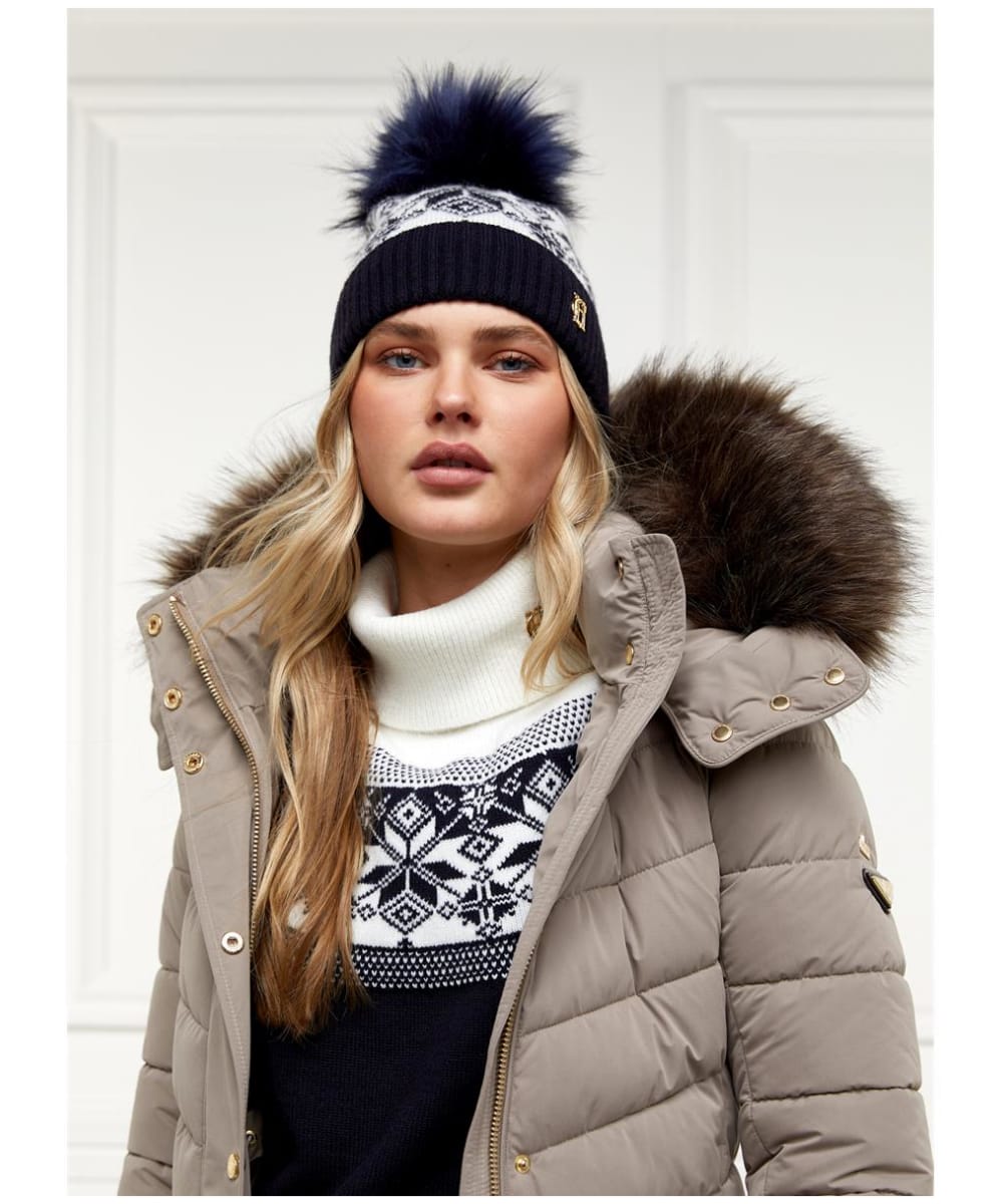 Women s Holland Cooper Beatrice Bobble Hat