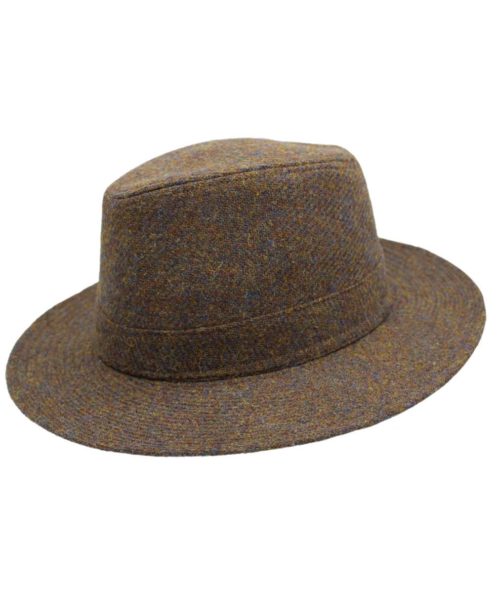 Tweed fedora hat discount