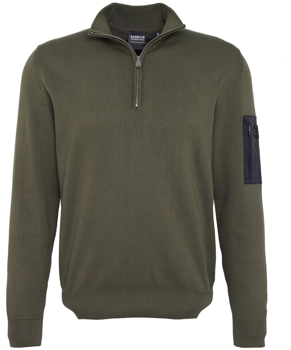 Barbour jumper mens Green cheap