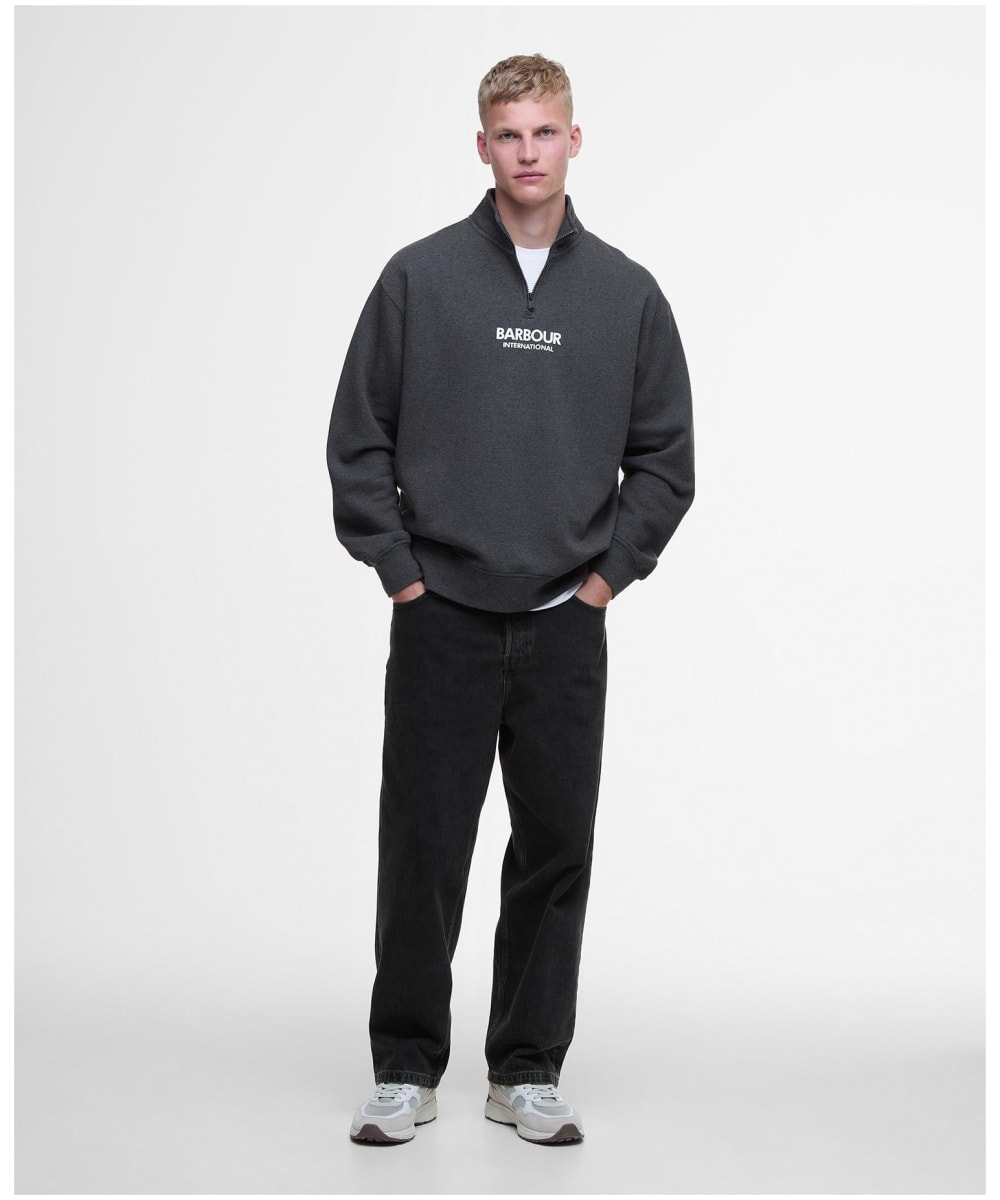 Men's Barbour International Formula Oversized Half Zip Sweatshirt