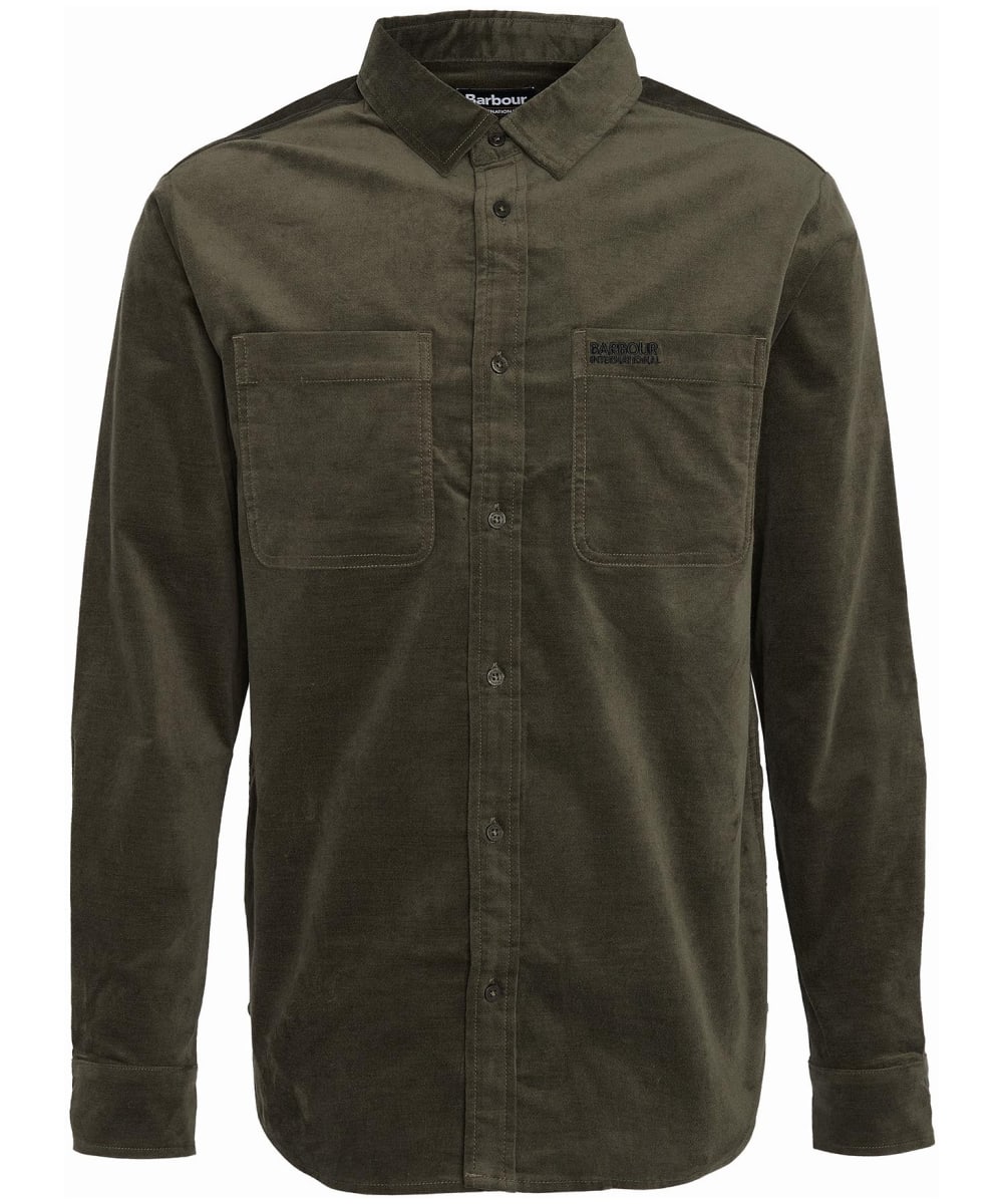 Men s Barbour International Elton Moleskin Overshirt