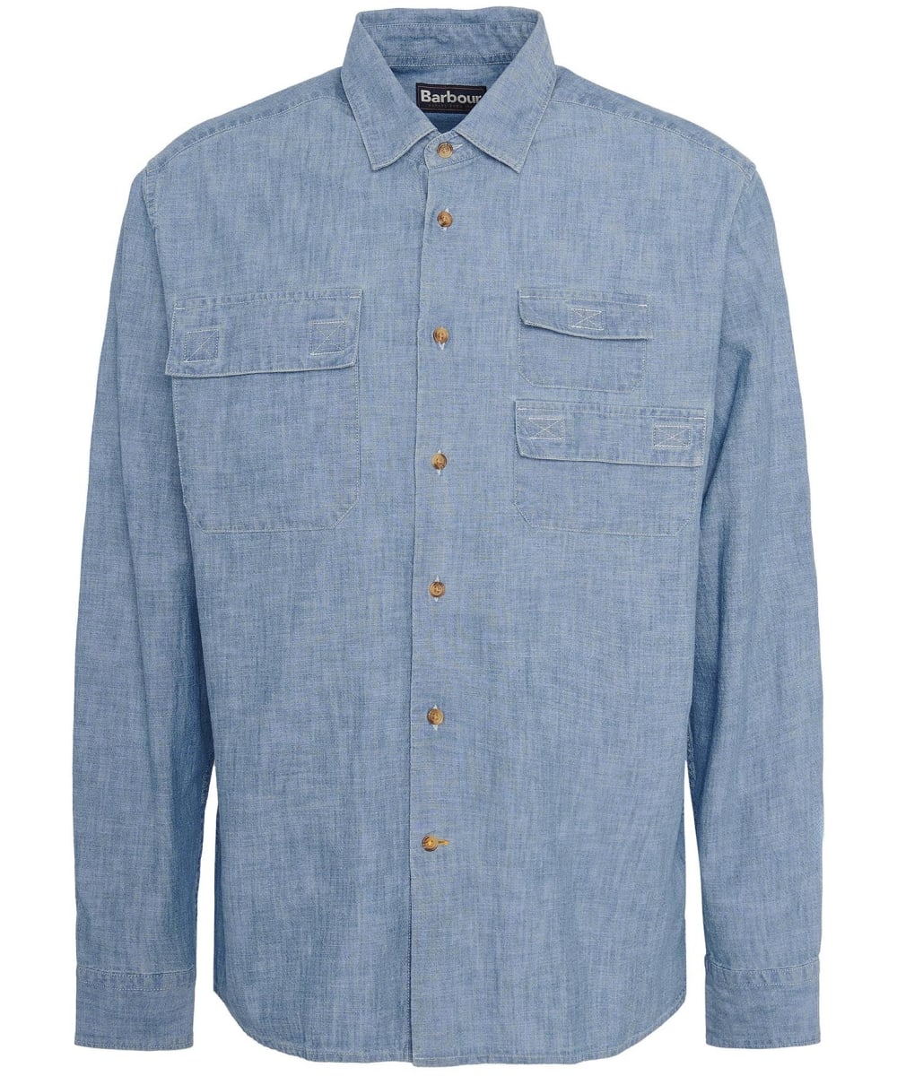 Barbour chambray shirt on sale