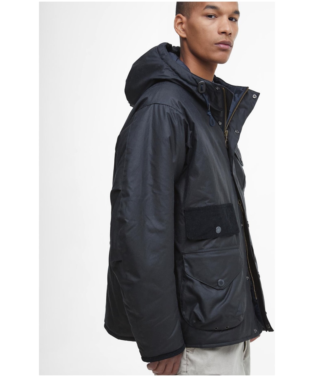 Mens fitted wax jacket new arrivals