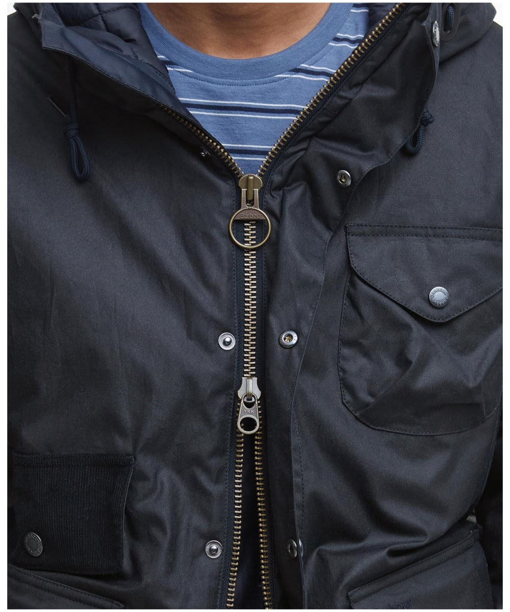 Length Barbour Cowan BARBOUR Cowen Commando Jacket Size C38 A552